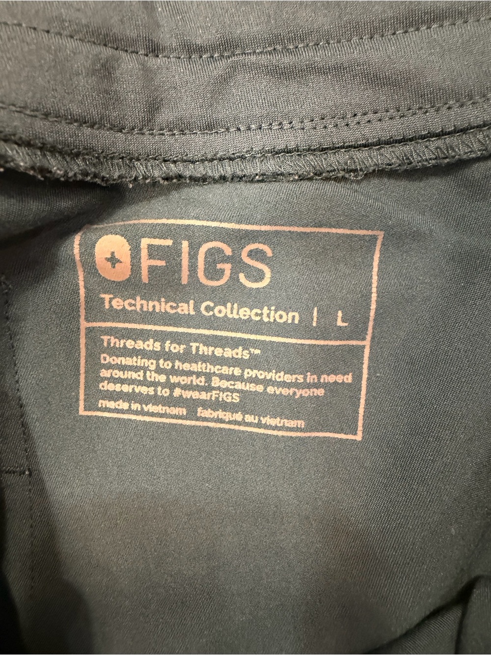 FIGS Caribbean Blue Scrub Set - Women’s Large Catarina & Large RW Zamora - Picture 8 of 9